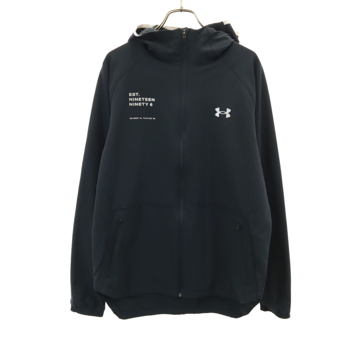 UNDER ARMOUR アンダーアーマー ジップパーカー LG 黒 裏起毛