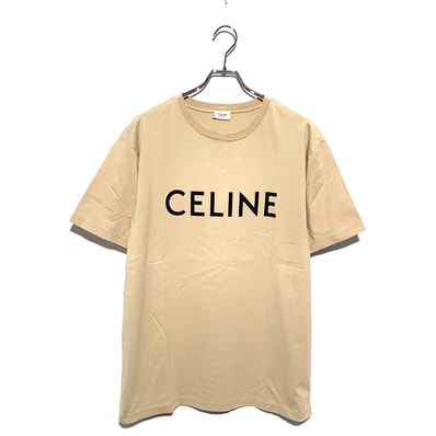 セリーヌ メンズ セリーヌ ルーズ Tシャツ / コットンジャージー ベージュ