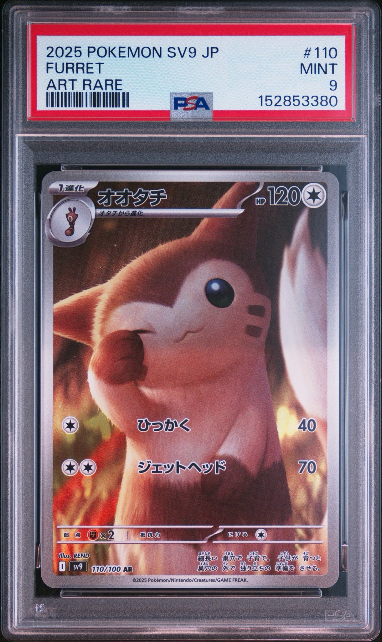 PSA10】オオタチ AR [SV9 110/100](拡張パック「バトルパートナーズ