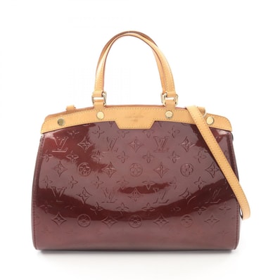 ルイ・ヴィトン LOUIS VUITTON ブレアMM モノグラムヴェルニ ルージュフォーヴィスト 2WAY ハンドバッグ バッグ レザー ボルドー レディース ボルドー系 M91690 【中古】