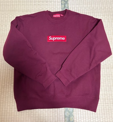 Supreme Box Logo Crewneck "Cardinal" (22FW)