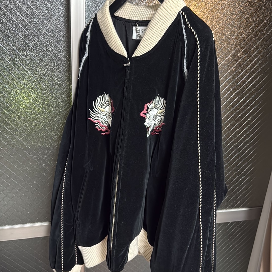 el conductorH FOX EMBROIDERED SATIN SOURVENIR JKT 
