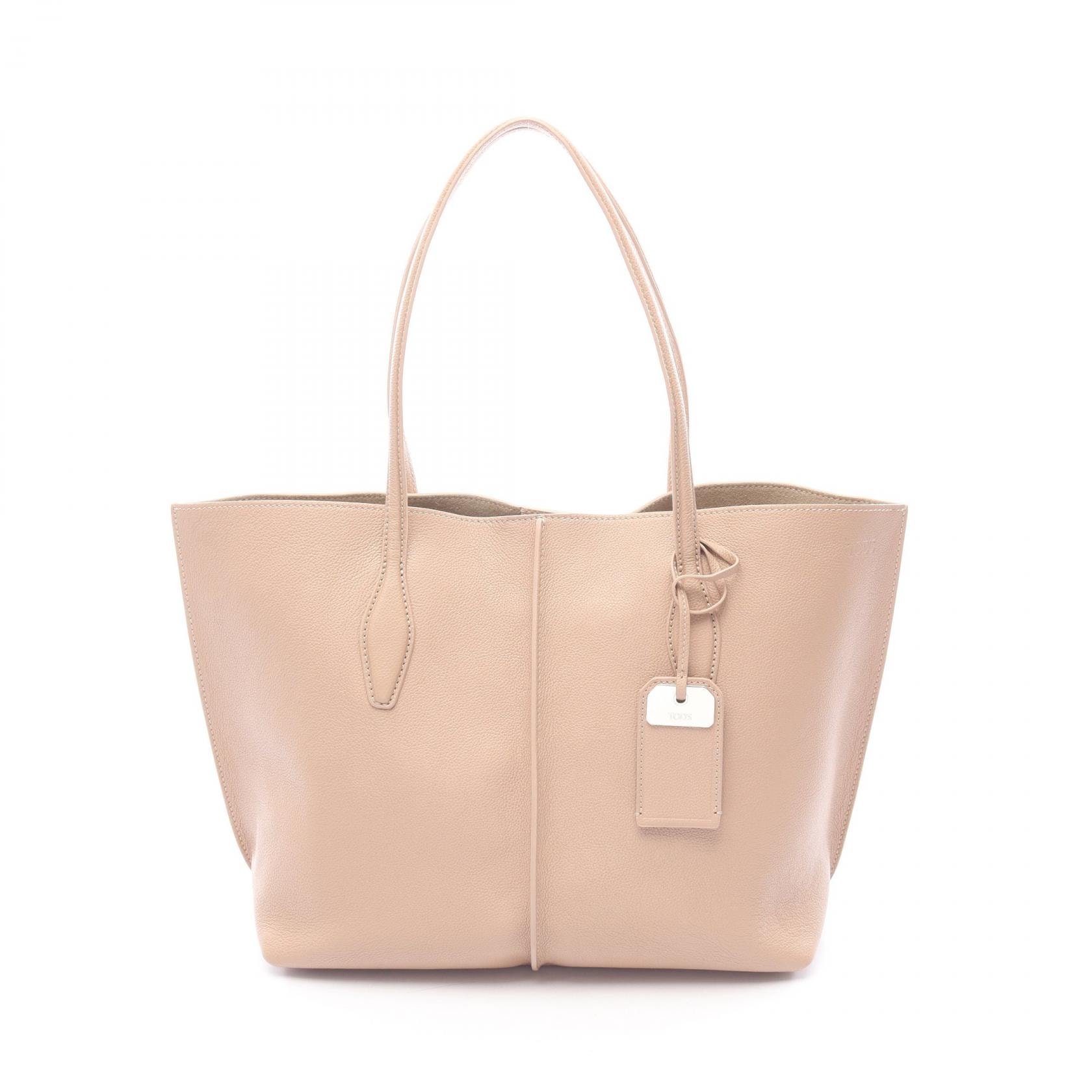 トッズ TOD'S JOY トートバッグ バッグ レザー レディース ピンク系 【中古】