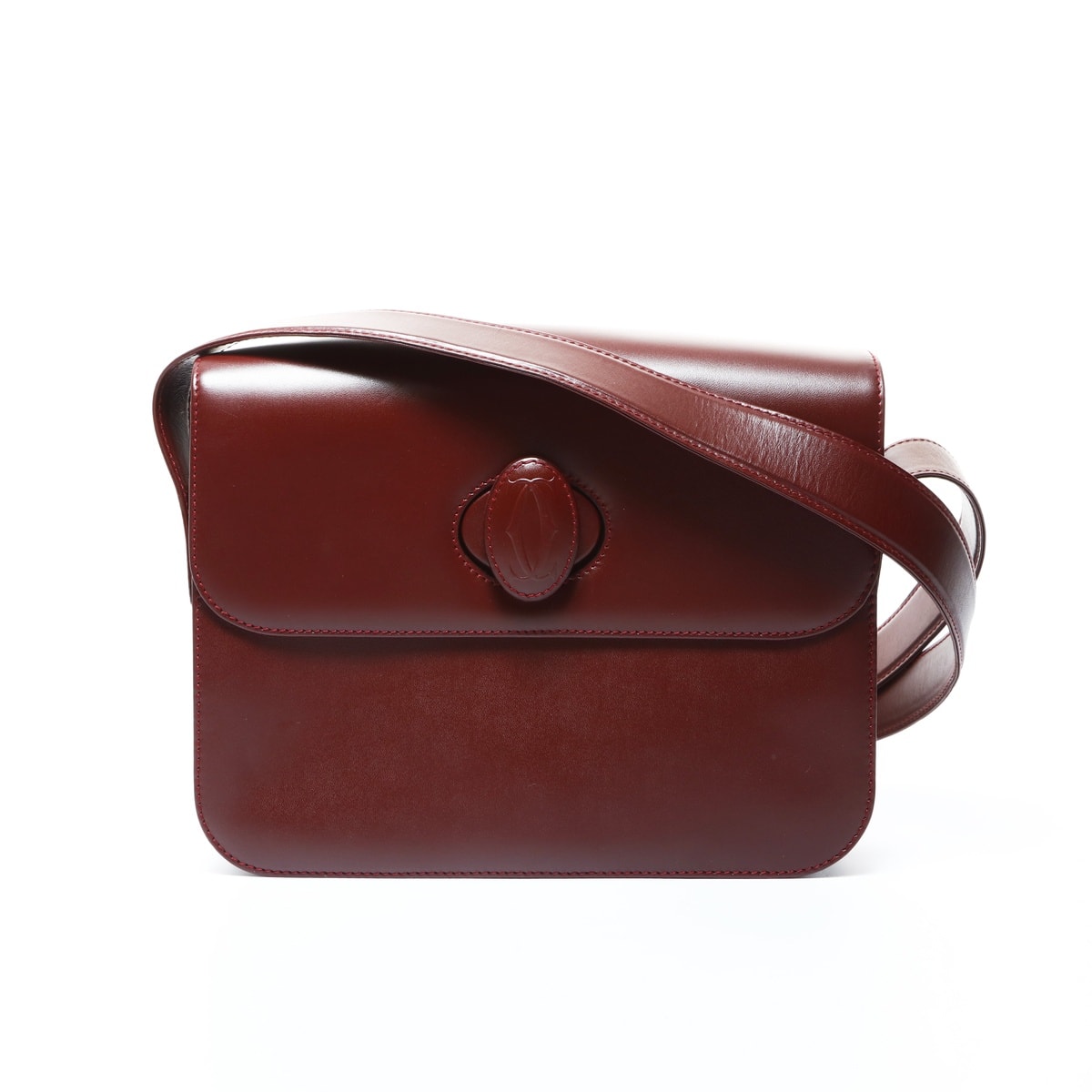 カルティエ CARTIER マスト ドゥ レザー ショルダーバッグ【中古】