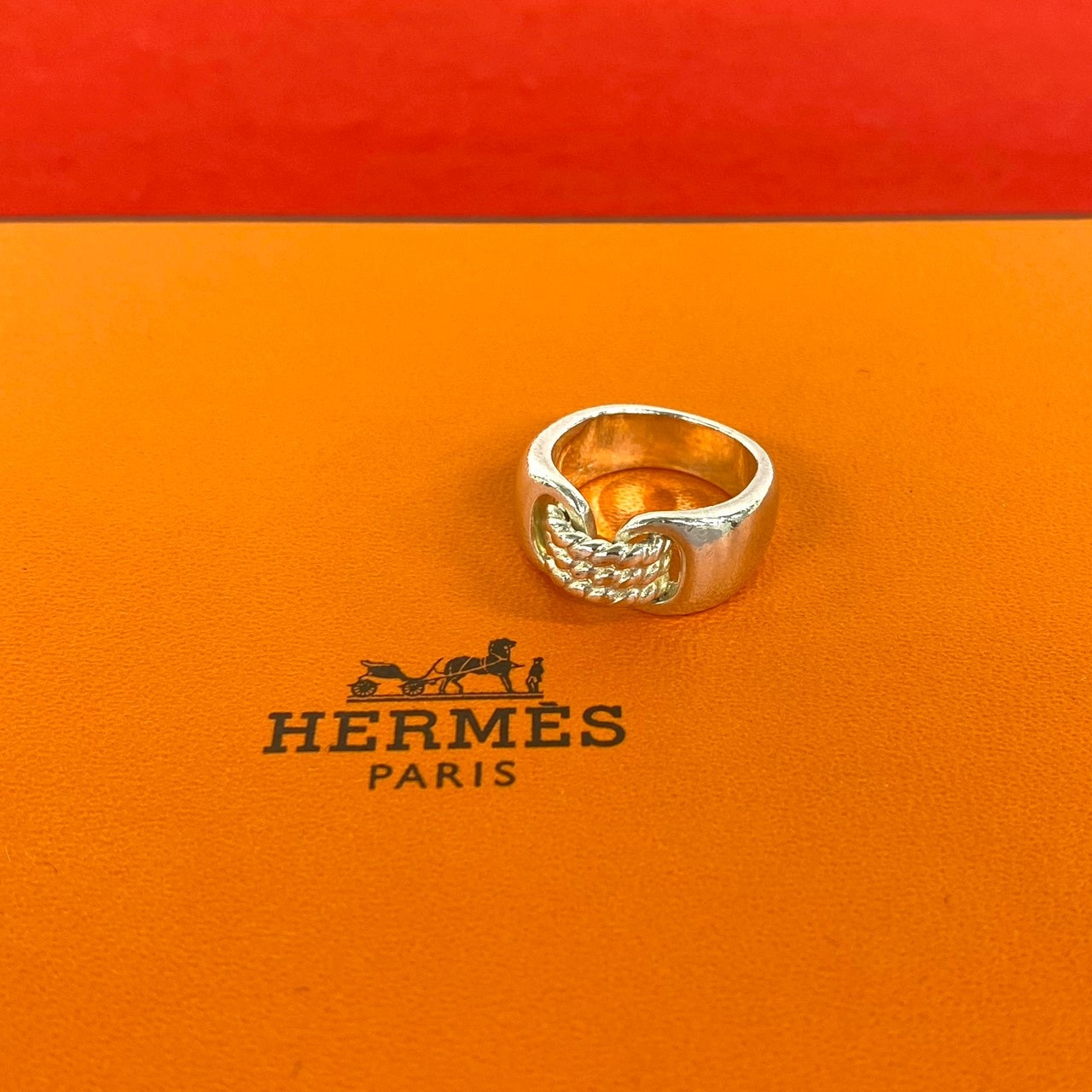 HERMES エルメス シュロワ リング シルバー925 リング・指輪 9号 シルバー
 89018