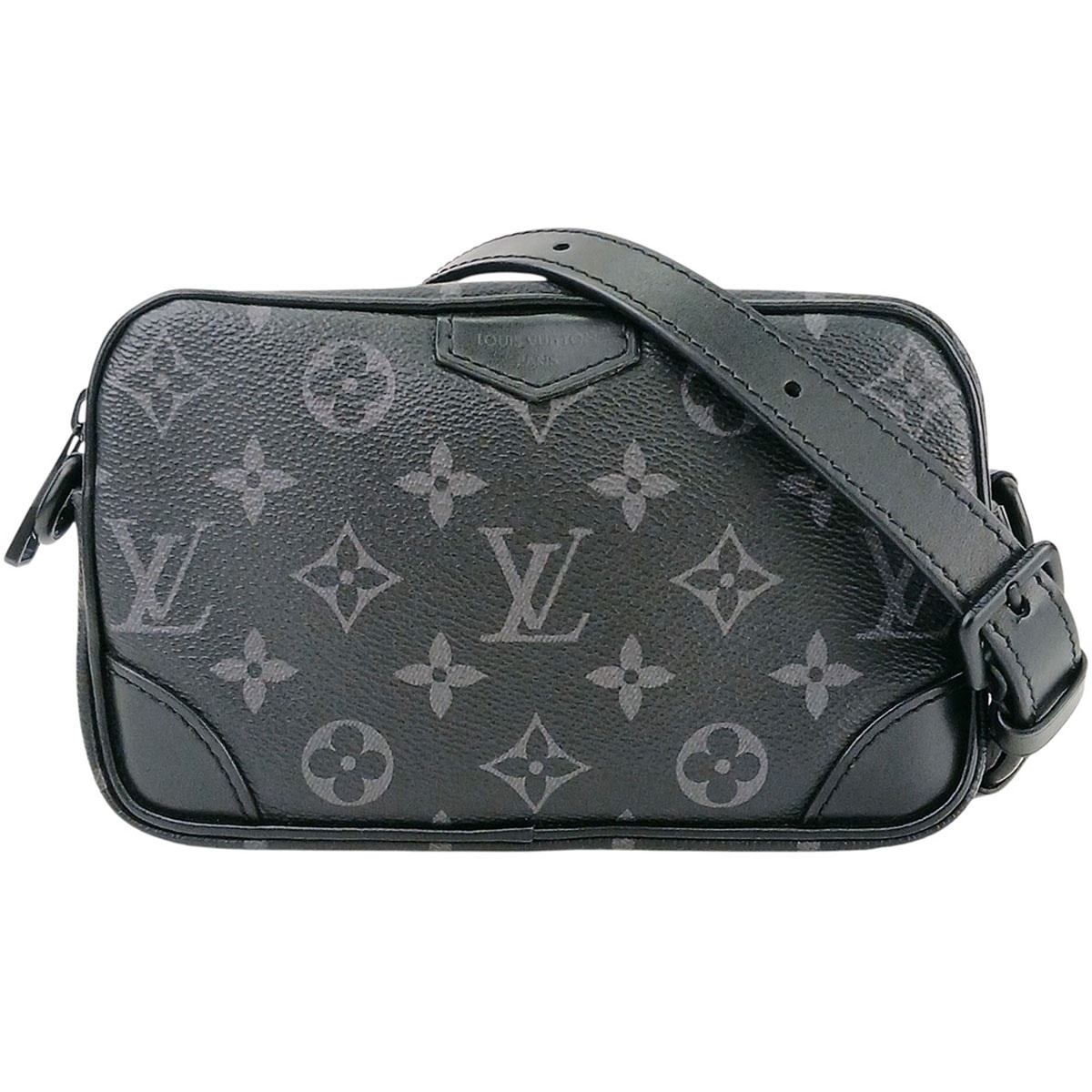 LOUIS VUITTON ルイ・ヴィトン トロカデロ ウェアラブル ウォレット モノグラム ショルダーバッグ M14253 モノグラムエクリプス ブラック メンズ【中古】