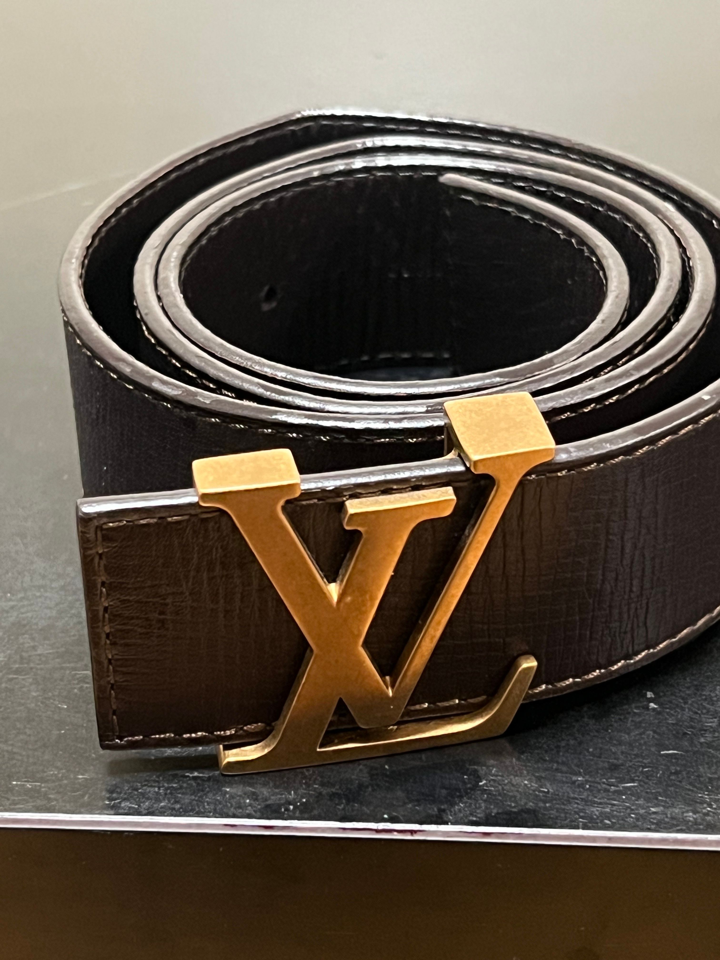 ルイヴィトン サンチュール ベルト ブロンズ