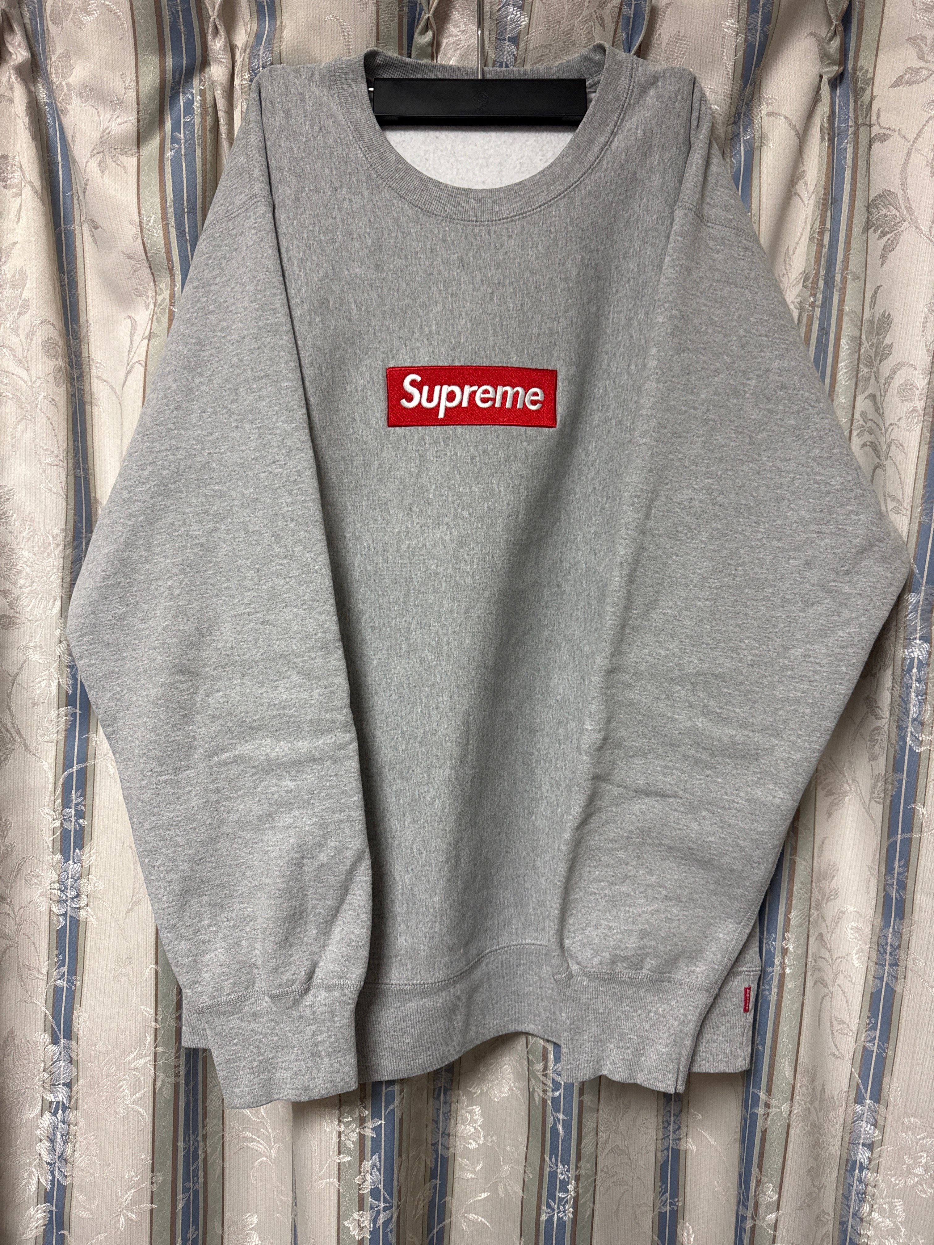 Supreme Box Logo Crewneck "Grey" (15FW)