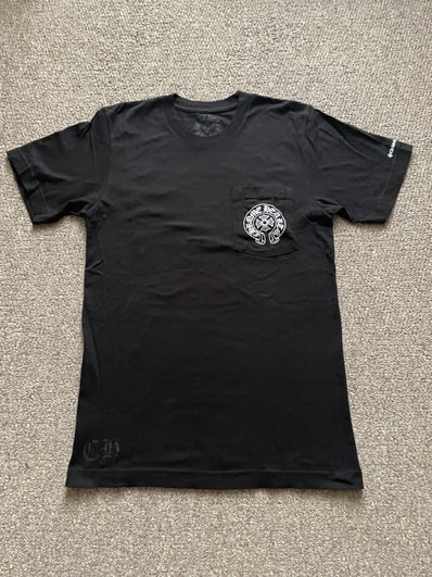 Chrome Hearts Horse Shoe Logo Pocket T-Shirt "Black"