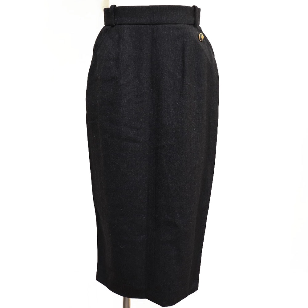 シャネル ココマーク バックボタン 93A P02440 レディーススカート