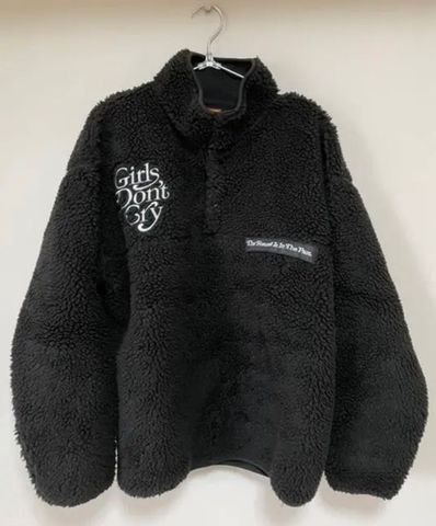 HUMAN MADE Girls Don ’t Cry fleece jacket "Black" / VERDY