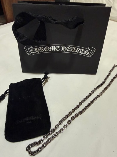 Chrome Hearts Paper Chain Necklace "Silver"