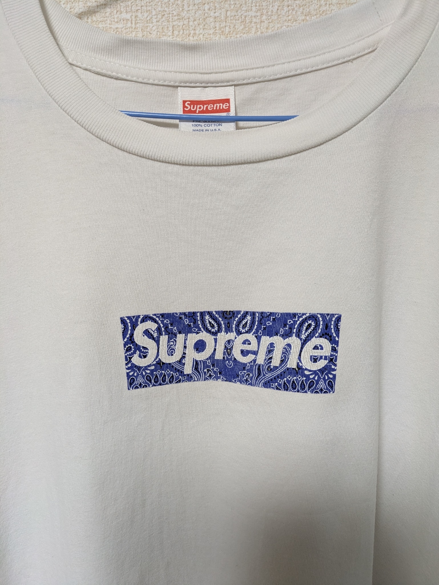 Supreme Bandana Box Logo Tee "White"