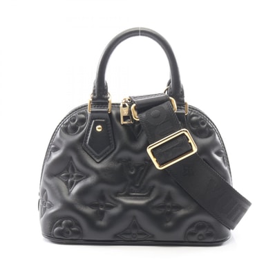 ルイ・ヴィトン LOUIS VUITTON アルマ ソフトBB バブルグラム 2WAY ハンドバッグ バッグ レザー ノワール レディース ブラック系 M59793 【中古】