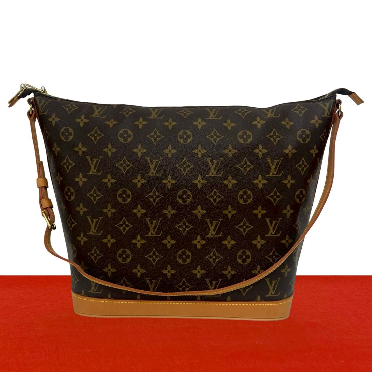 LOUIS VUITTON ルイヴィトン アムファー スリー ヴァニティスター モノグラム レザー ショルダーバッグ ブラウン
 44041