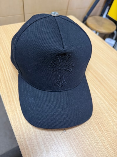 Chrome Hearts Baseball Denim Cap Cross "Black"