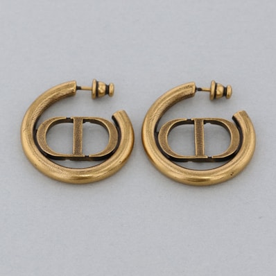 Christian Dior クリスチャンディオール 30モンテーニュ ピアス ピアス D29826 GP ゴールド レディース【中古】