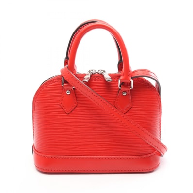 ルイ・ヴィトン LOUIS VUITTON ナノアルマ エピ コクリコ 2WAY ショルダーバッグ バッグ レザー レッド レディース レッド系 M50516 【中古】
