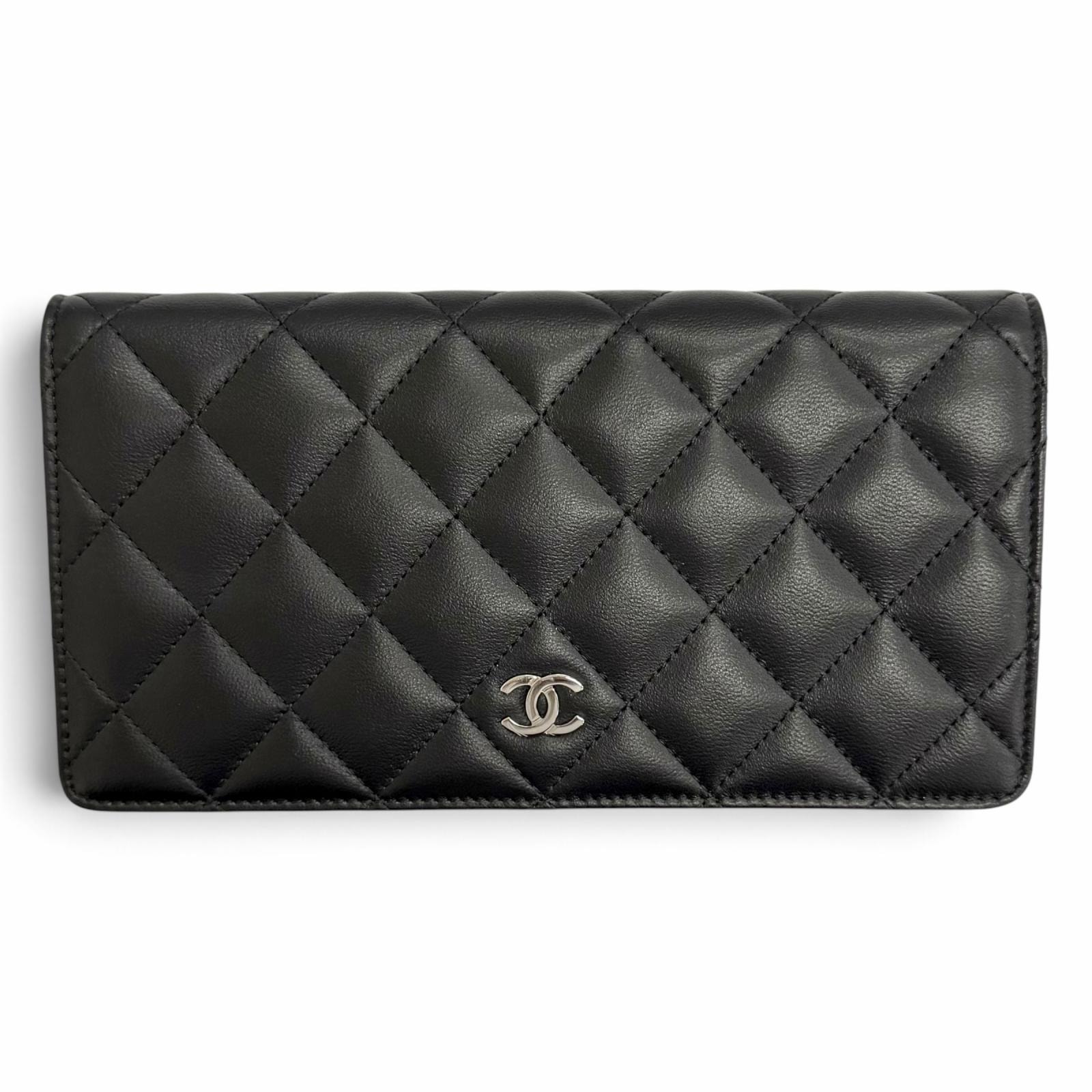 美品 シャネル ココマーク マトラッセ タイムレスクラシック長財布 A31509