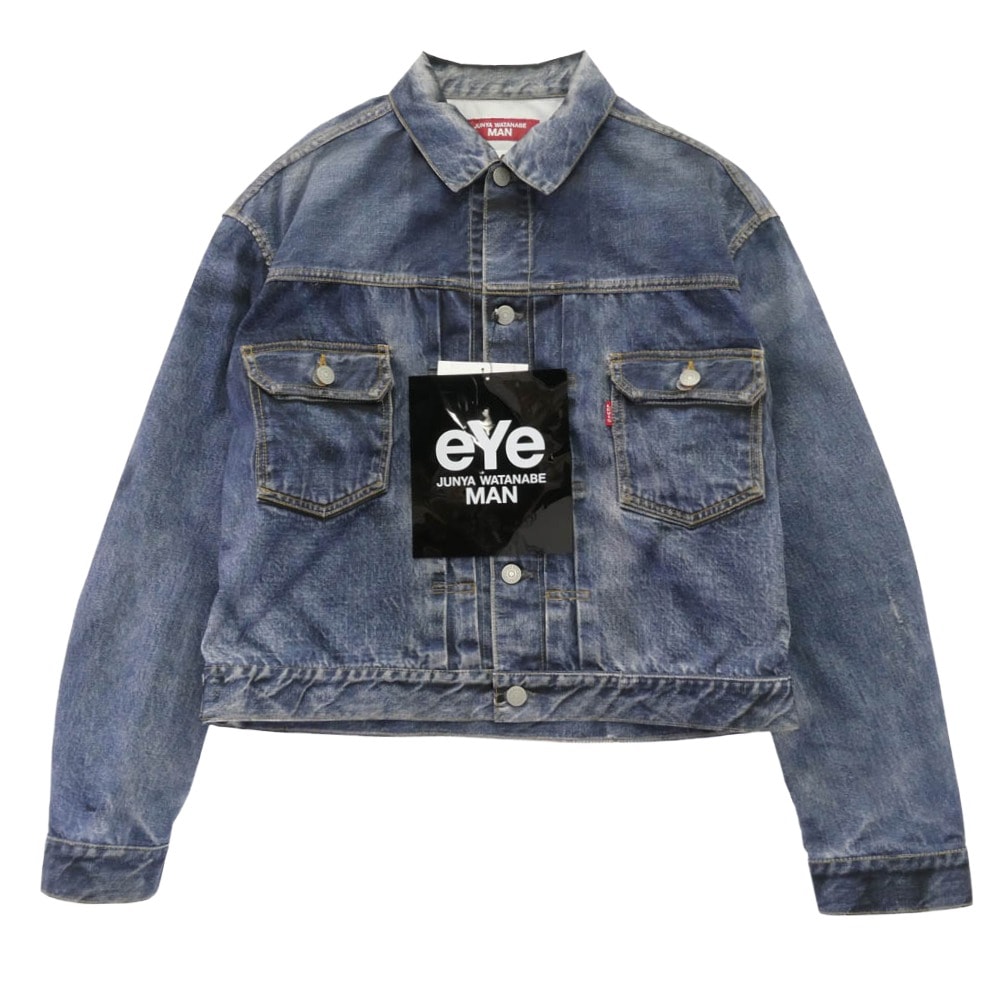 JUNYA WATANABE COMME des GARCONS MAN  25SS WO-J910 eye BerBerJin ナイロンツイル インクジェットプリント 507XX 2nd 転写デニム ジャケット ブルゾン 【極上美品】【中古】
