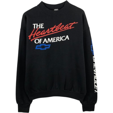 古着 90年代 フルーツオブザルーム FRUIT OF THE LOOM CHEVROLET シボレー アドバタイジング スウェットシャツ トレーナー USA製 メンズL相当 ヴィンテージ/eaa620488