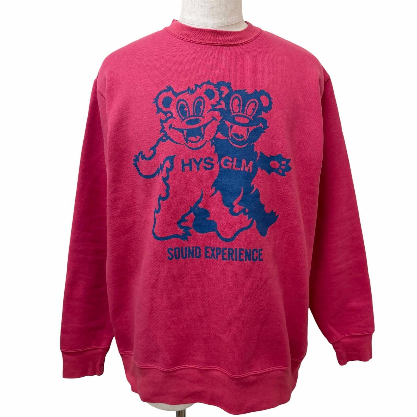 美品 ヒステリックグラマー スウェット ピンク メンズ XL 02253CS09