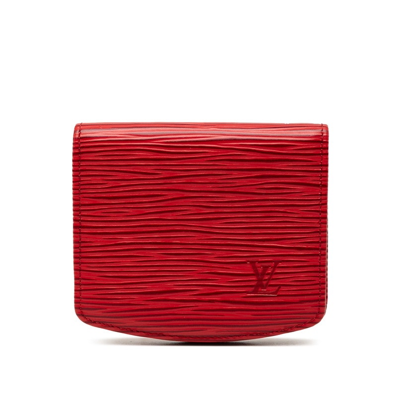 ルイ ヴィトン エピ キュヴェット スプール コインケース 小銭入れ M63707 レッド レザー レディース LOUIS VUITTON 【中古】