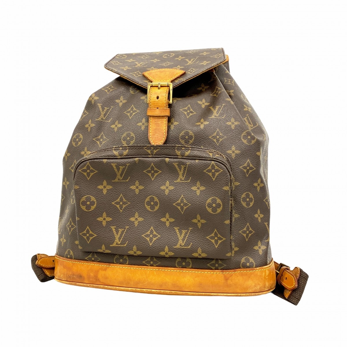 【6dd4700】ルイヴィトン リュック・デイパック モノグラム モンスリGM M51135 ブラウン【中古】メンズ レディース ユニセックス