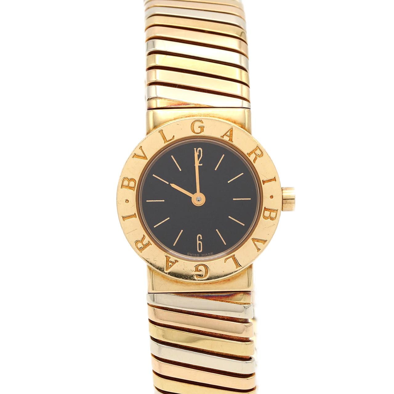 【ノーメンテナンス還元価格】ブルガリ ブルガリブルガリ・トゥボガス スリーカラー Lサイズ BB232T YG クォーツ