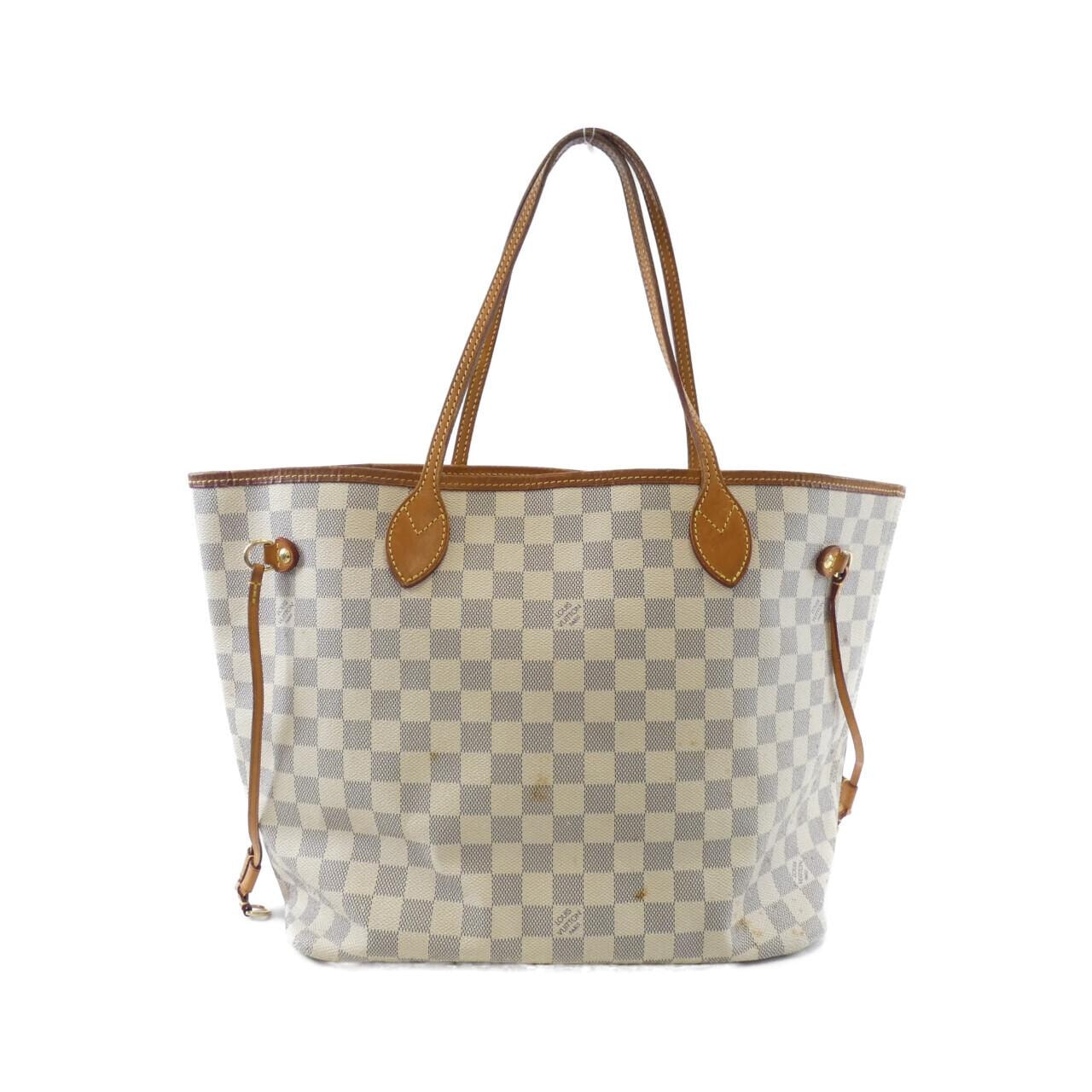 ルイヴィトン ダミエ アズール ネヴァーフル MM N51107 バッグ