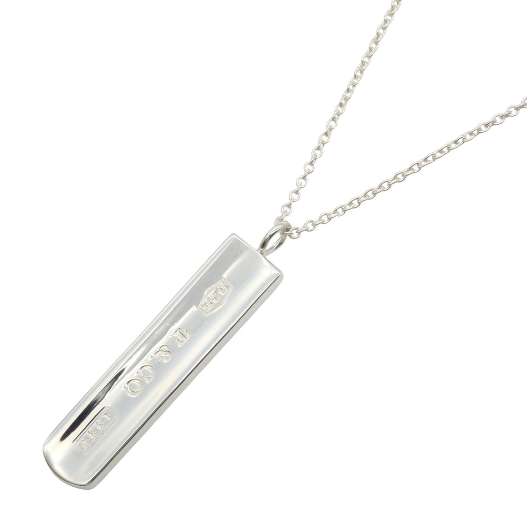 ティファニー TIFFANY&CO 1837 バー ネックレス ネックレス ジュエリー シルバー925 メンズ レディース シルバー系 【中古】