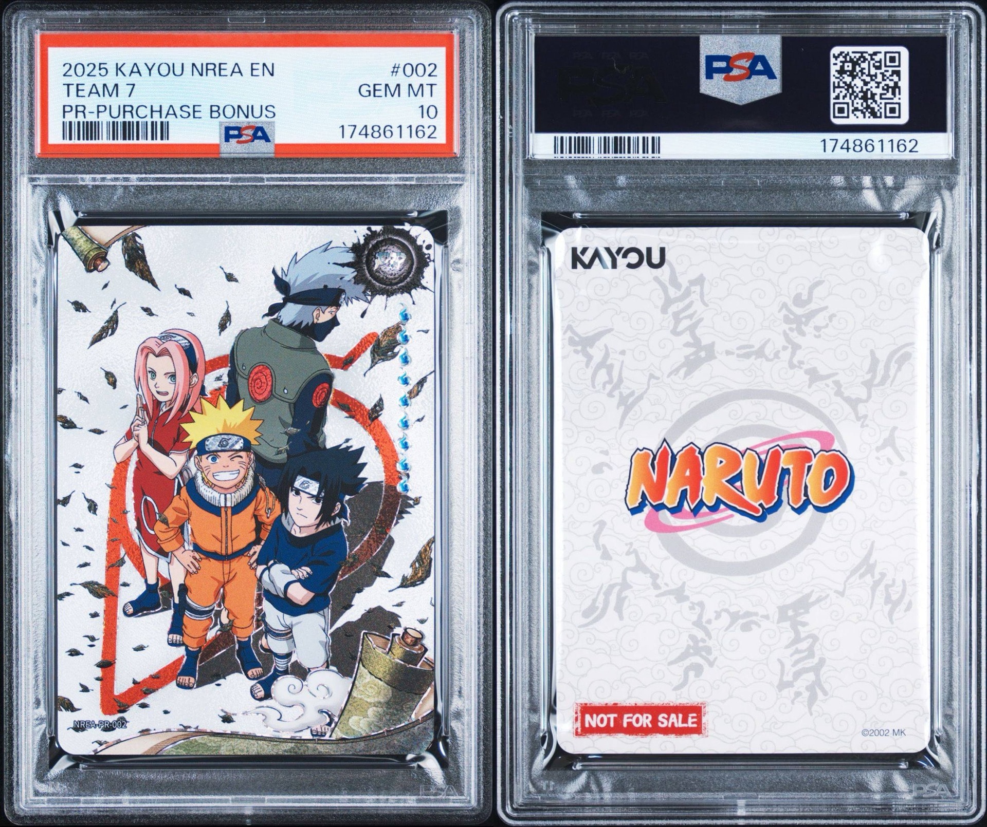 NARUTO ナルト カカシ班 PR [NREA-PR-002] 非売品　プロモ カカシ班 PR [NREA-PR-002]【英語版】(ナルト カーユ プロモーション