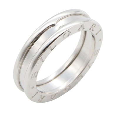 ブルガリ BVLGARI B-zero1 ビーゼロワン リング 1バンド リング・指輪 ジュエリー K18WG(ホワイトゴールド) メンズ レディース シルバー系 346566 【中古】
