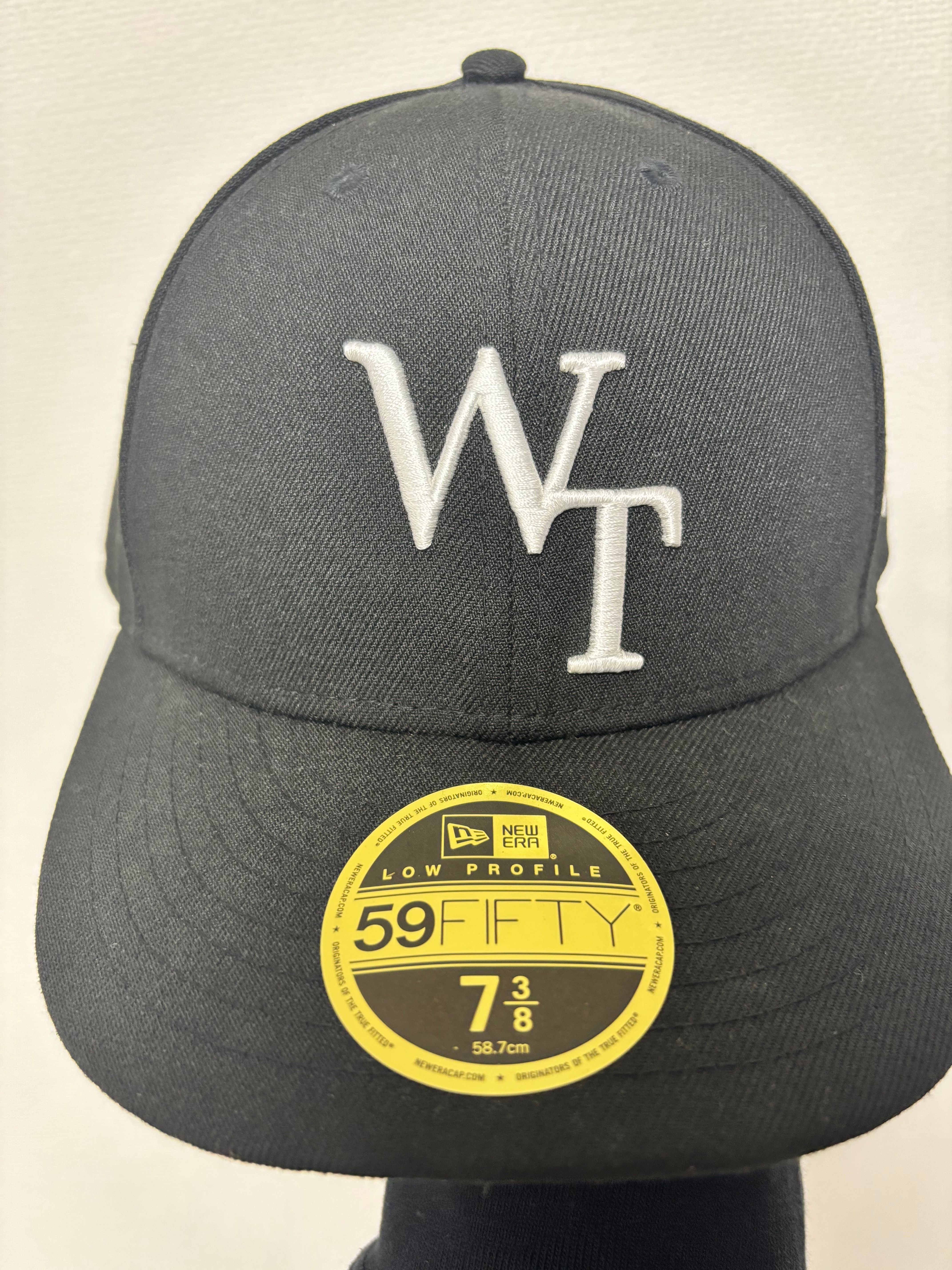 Wtaps x NEWERA 59FIFTY LOW PROFILE / CAP / POLY. TWILL. "Black" 221NENED-HT01