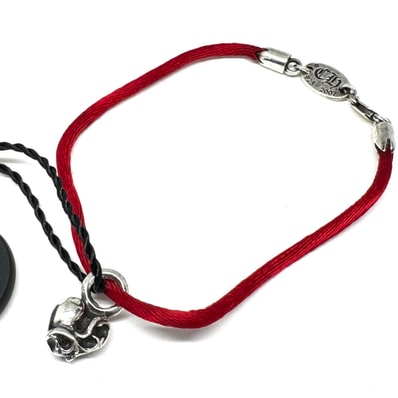 Chrome Hearts KZ Bracelet / # 2 Heart Charm "Red"