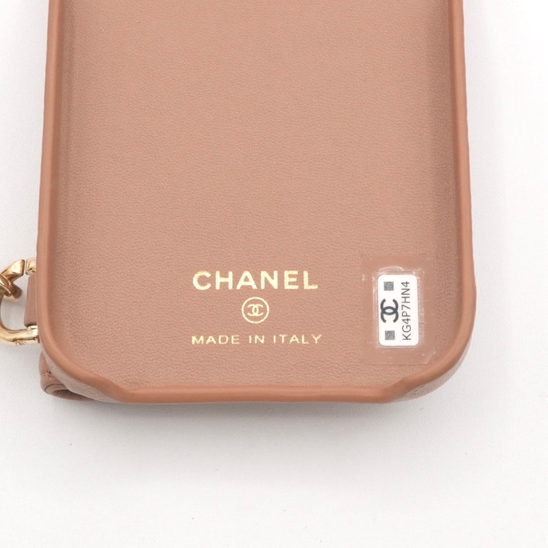 シャネル CHANEL 携帯・スマホアクセサリー ベージュ ゴールド ココ