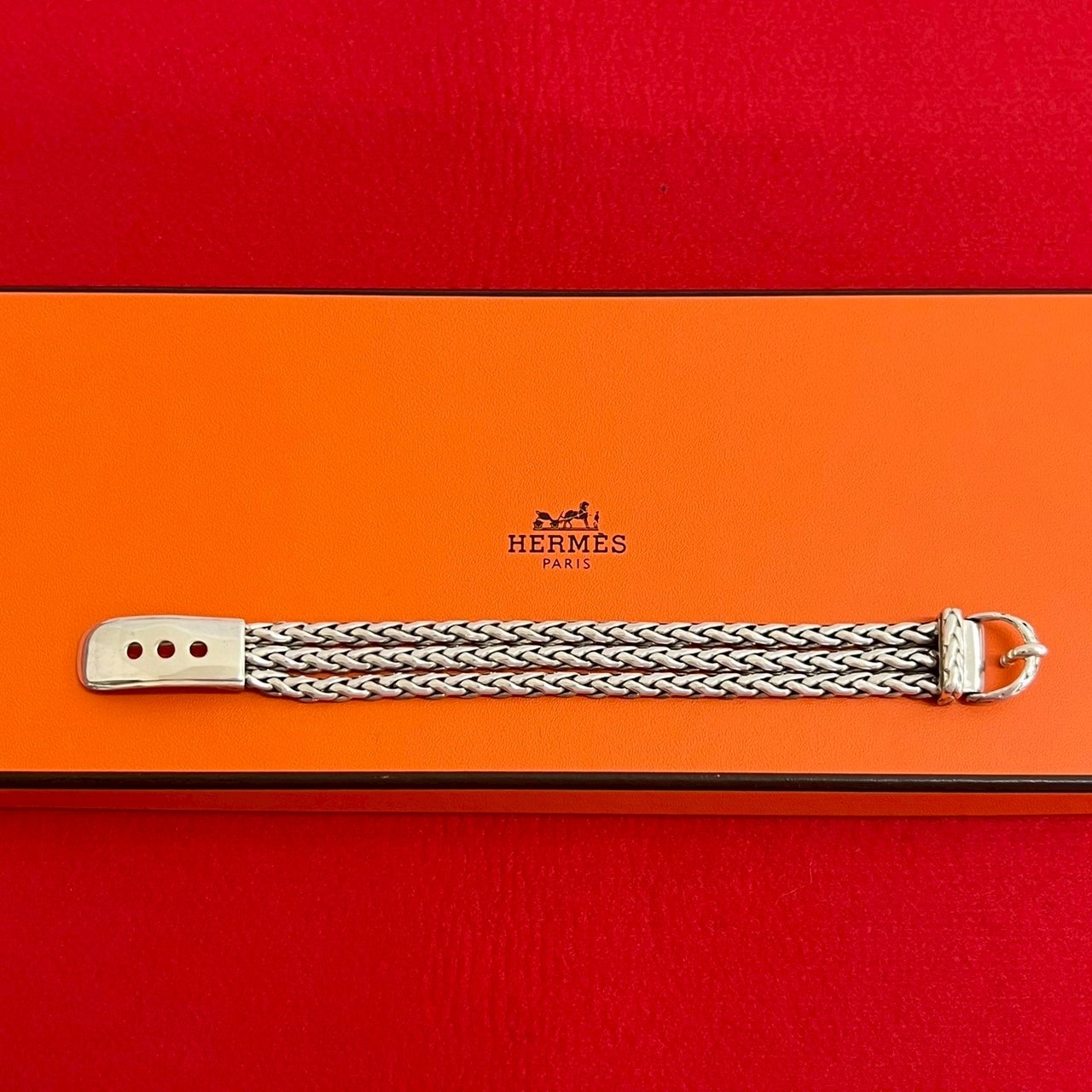HERMES エルメス ディアンヌ シルバー925 ブレスレット シルバー
 34974