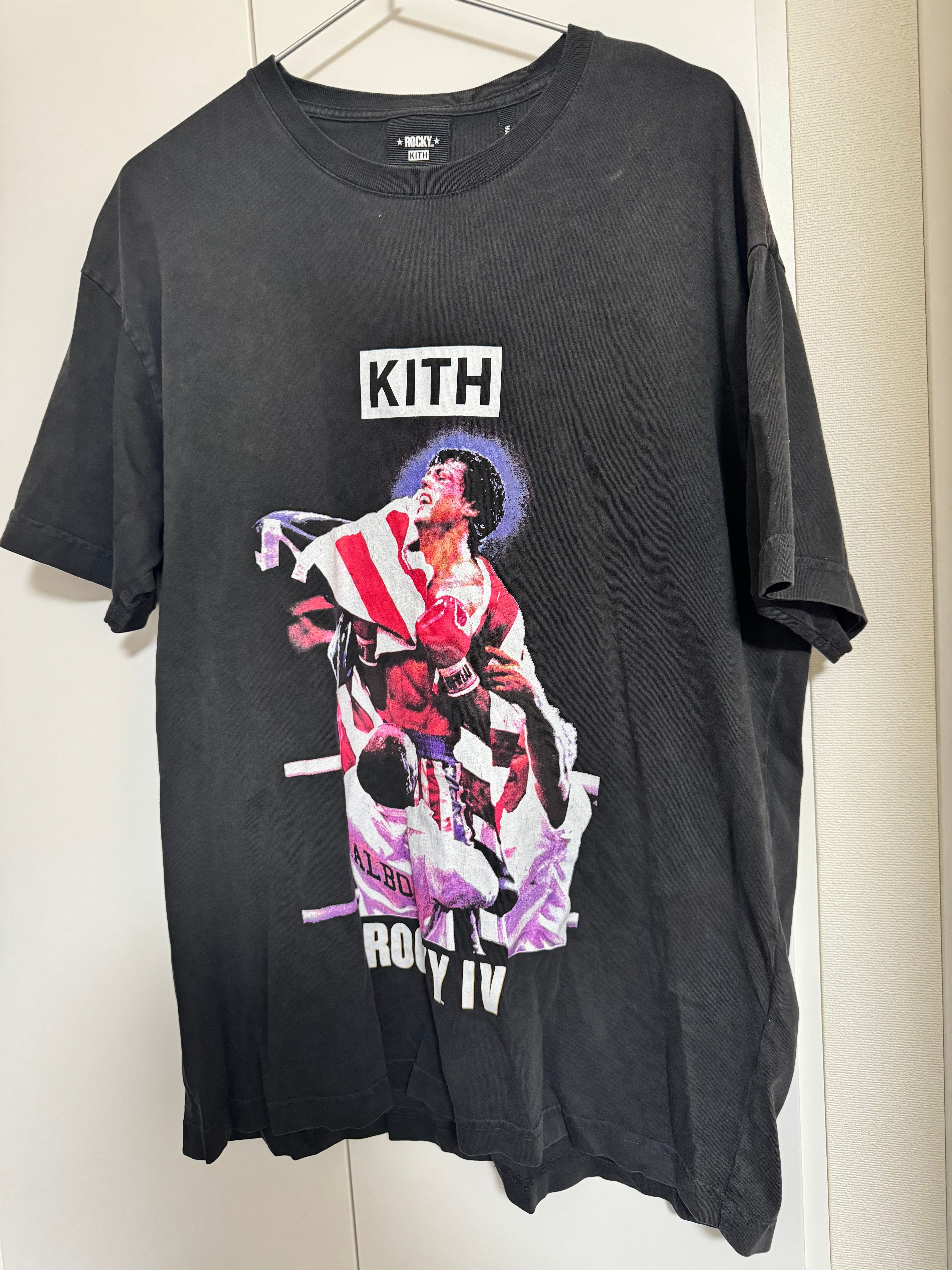 Kith x Rocky IV Vintage Tee "Black"
