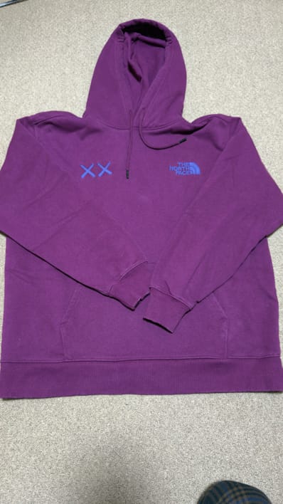The North Face Kaws Hoodie "Purple Blue"