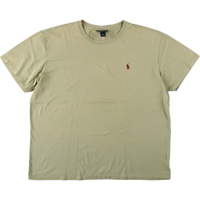 古着 ラルフローレン Ralph Lauren POLO by Ralph Lauren 半袖 ワンポイントロゴTシャツ メンズXL相当/eaa644081