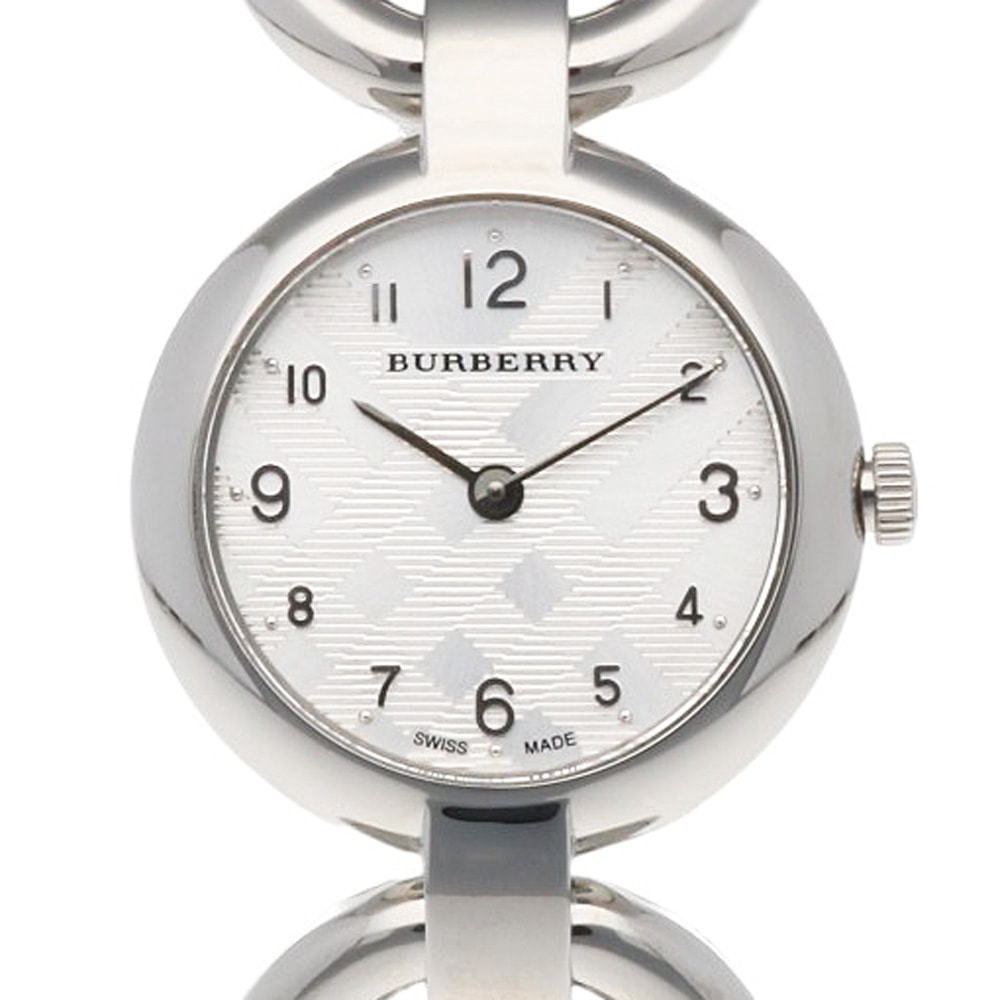 バーバリー 腕時計 時計 ステンレススチール BU5400 クオーツ レディース 1年保証 BURBERRY  中古