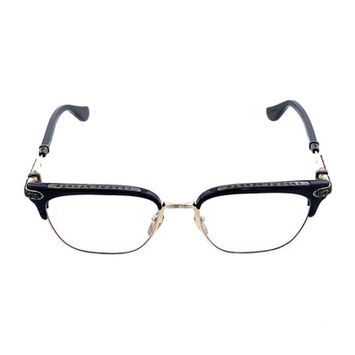 Chrome Hearts VERTICAL SMILE II Optical Glasses "Black/Silver"