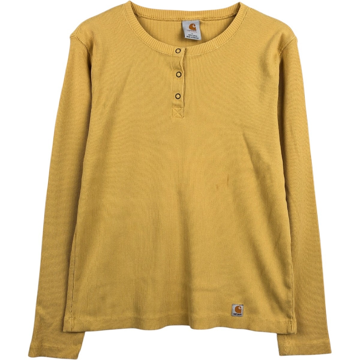 古着 カーハート Carhartt FOR WOMEN ヘンリーネック ロングTシャツ ロンT レディースL相当/eaa680391