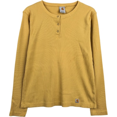 古着 カーハート Carhartt FOR WOMEN ヘンリーネック ロングTシャツ ロンT レディースL相当/eaa680391