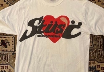 Stussy CPFM HEART TEE "White"