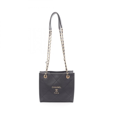 シャネル CHANEL マトラッセ トートバッグ バッグ レザー レディース ブラック系 AS2750 【中古】