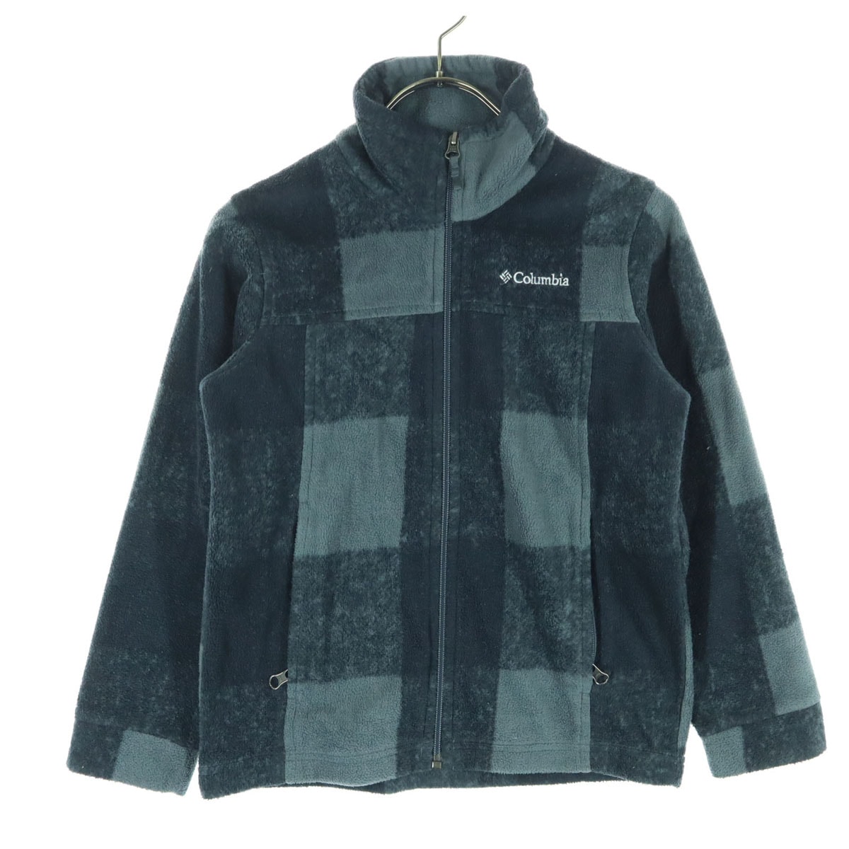 Columbia コロンビア ワンポイントロゴ 長袖 フリースジャケット S ブラック