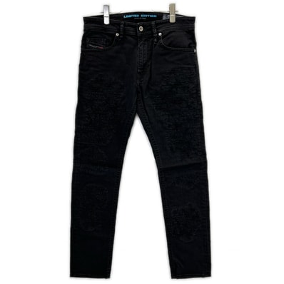 ディーゼル ブラック LU-THOMMER USED加工 パンツ W30-L30