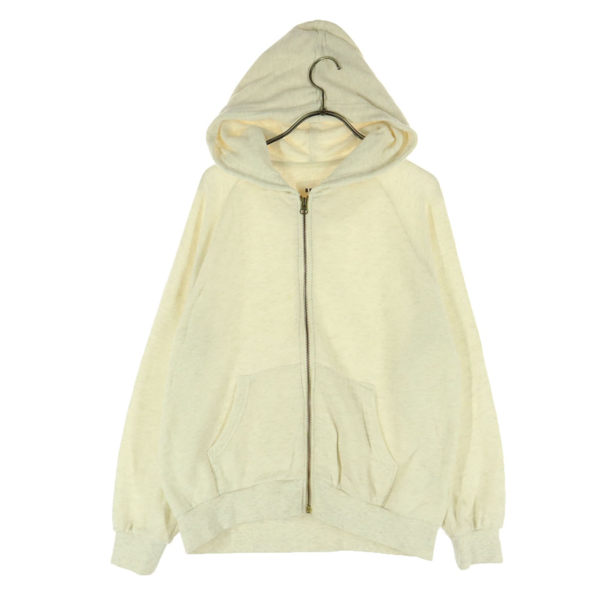 BEAMS HEART ビームスハート 長袖 ジップパーカー アイボリー