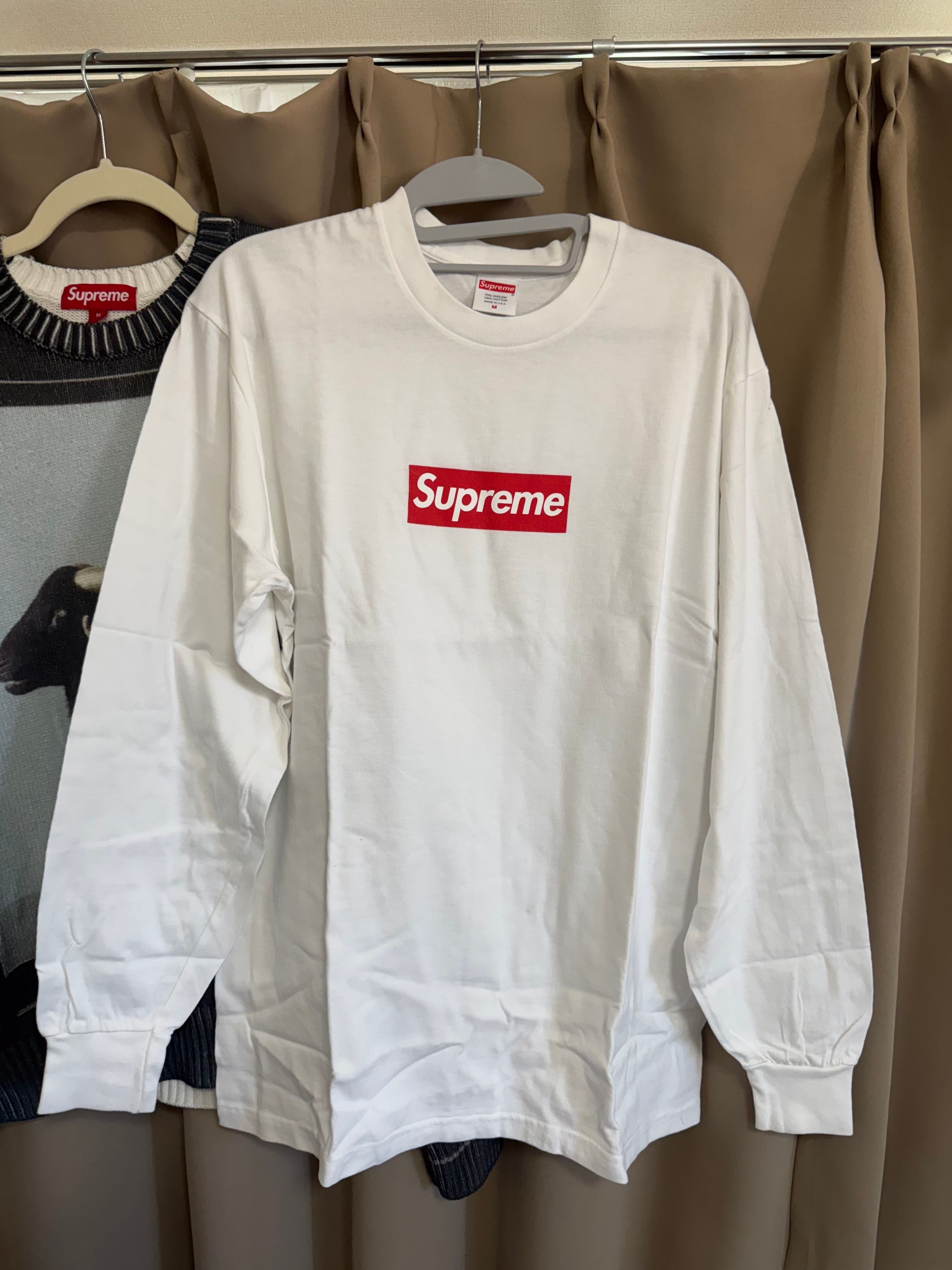 Supreme Box Logo L/S Tee "White"